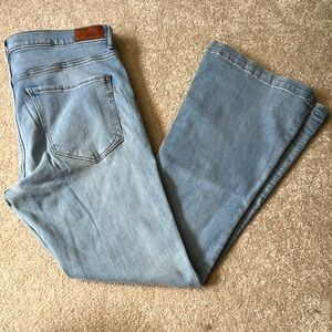 Express Light Blue Women's Wide Leg Jeans